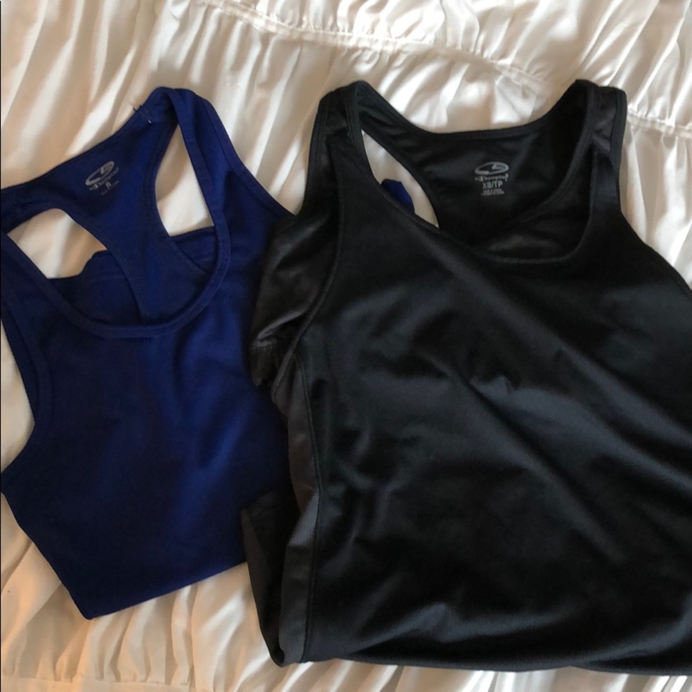 Lot (2) Champion tops